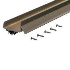 36-Inch Bronze U-Shaped Door Bottom With Drip Cap