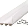 36-Inch White Dual U-Shape Door Bottom -Home-Building Hardware 06528