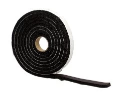 1/2-Inch X 10-Foot Black Rubber Premium Sponge Weatherstrip Tape