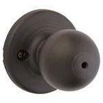 Polo Privacy Door Knob, Venetian Bronze