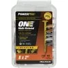 Power Pro #8 Thread High-Low Serrated 3-Sided Pyramid Point Screw