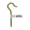 Hillman 3-7/8-Inch #4 Thread Gold Zinc Ceiling Hook -Home-Building Hardware 103053036 3 HR