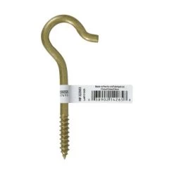 Hillman 3-7/8-Inch #4 Thread Gold Zinc Ceiling Hook