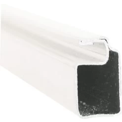 3/4 X 3/8 X 94-Inch Aluminum White Finish Screen Frame