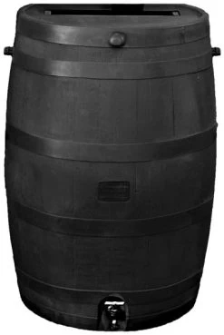 50-Gallon Rain Barrel With Spigot
