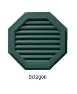 22-Inch Sandalwood Octagon Gable Vent