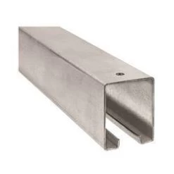 1-57/64 In W X 2-13/32 In H Galvanized Steel Box Rail
