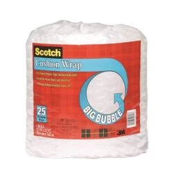 Scotch 12-Inch X 25-Foot Perforated Bubble Cushion Wrap
