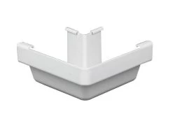 5-Inch White Traditional Outside Miter