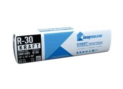 10 X 16 X 48-Inch R30 Ecobatt Kraft Faced Fiberglass Insulation Batt, 69.33-Square Foot