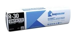 48 X 16 X 10-Inch R30 Unfaced Batt Insulation