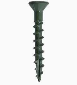 #8 X 1-1/4-Inch PrimeGuard Plus Green Exterior Wood Construction Screw, 1-Pound Box