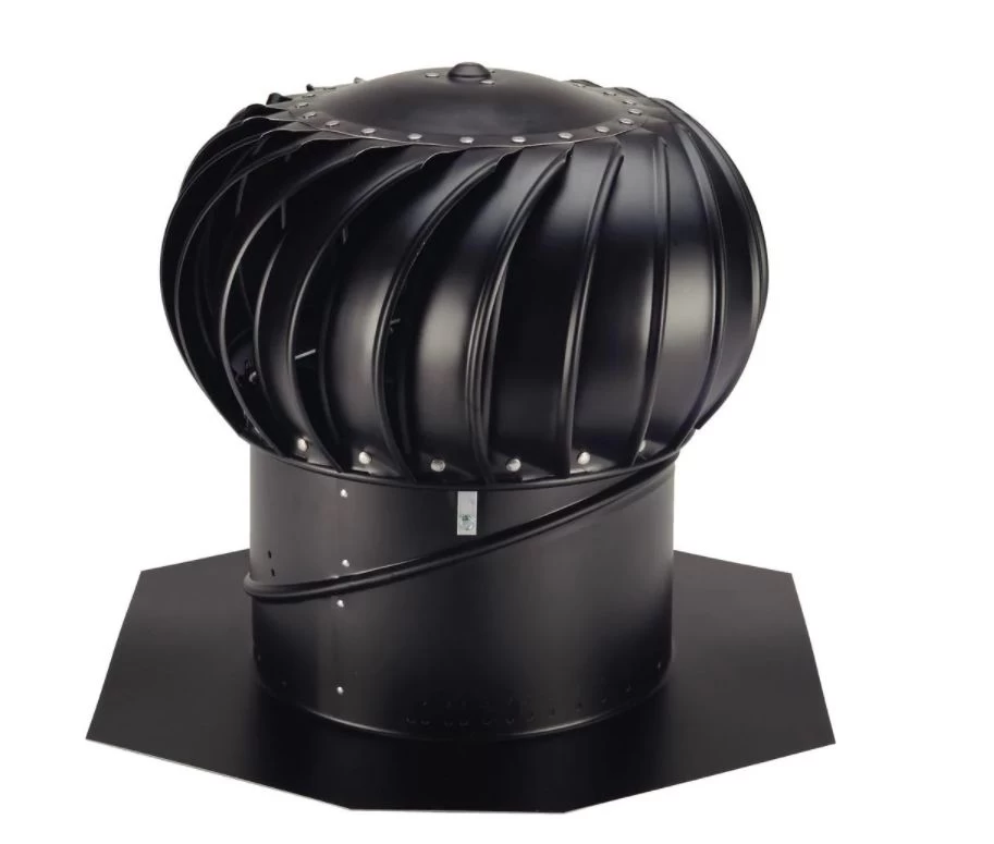 12-Inch Black Whilybird Turbine Vent 3 12-Inch Black Whilybird Turbine Vent