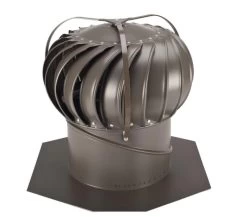 12-Inch Weathered Bronze Whilybird Turbine Vent