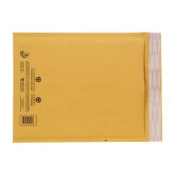 #2 Yellow Self-Adhesive Closure Manila Kraft Bubble Mailer