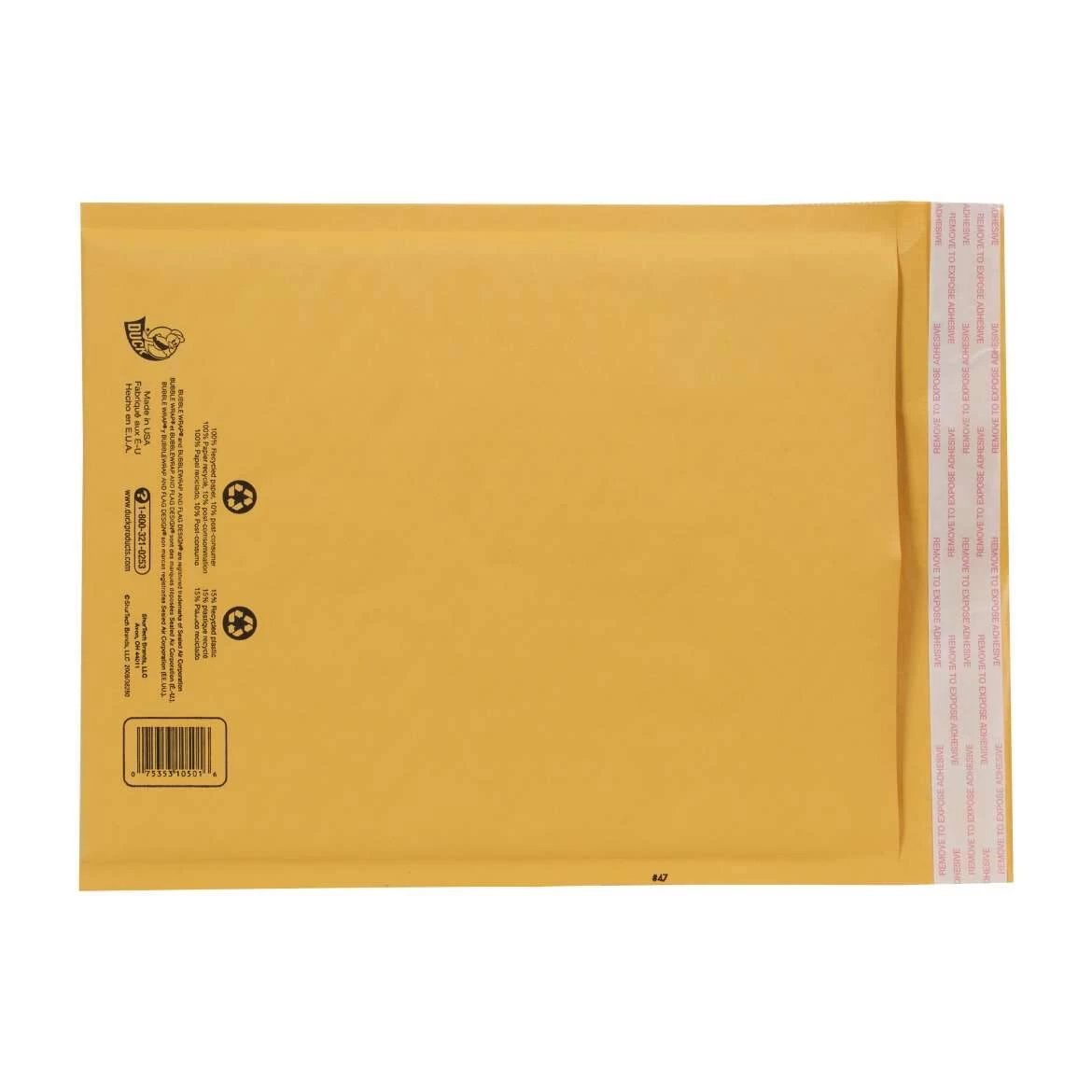 #2 Yellow Self-Adhesive Closure Manila Kraft Bubble Mailer 3 #2 Yellow Self-Adhesive Closure Manila Kraft Bubble Mailer