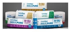 10-Inch X 24-Inch X 48-Inch, 88 Sq. Ft. R30 Insulpure Kraft Faced Fiberglass Insulation Batts