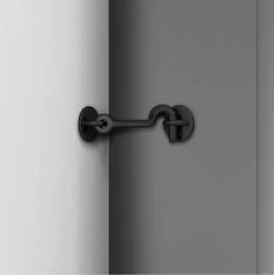 4-Inch Matte Black Privacy Hook -Home-Building Hardware 2252906 ep 1635278654 6