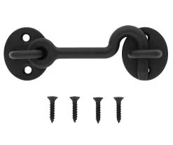 4-Inch Matte Black Privacy Hook -Home-Building Hardware 2252906 ep 1635278654 7