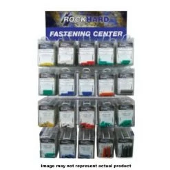 1-Inch Green PVC Expandet Extruded Anchor With Screw, 6-Pack