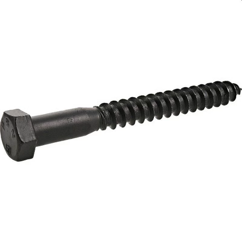 3/8-20 X 3-1/2-Inch Deck Plus Black Lag Screw 25-Piece 3 3/8-20 X 3-1/2-Inch Deck Plus Black Lag Screw 25-Piece