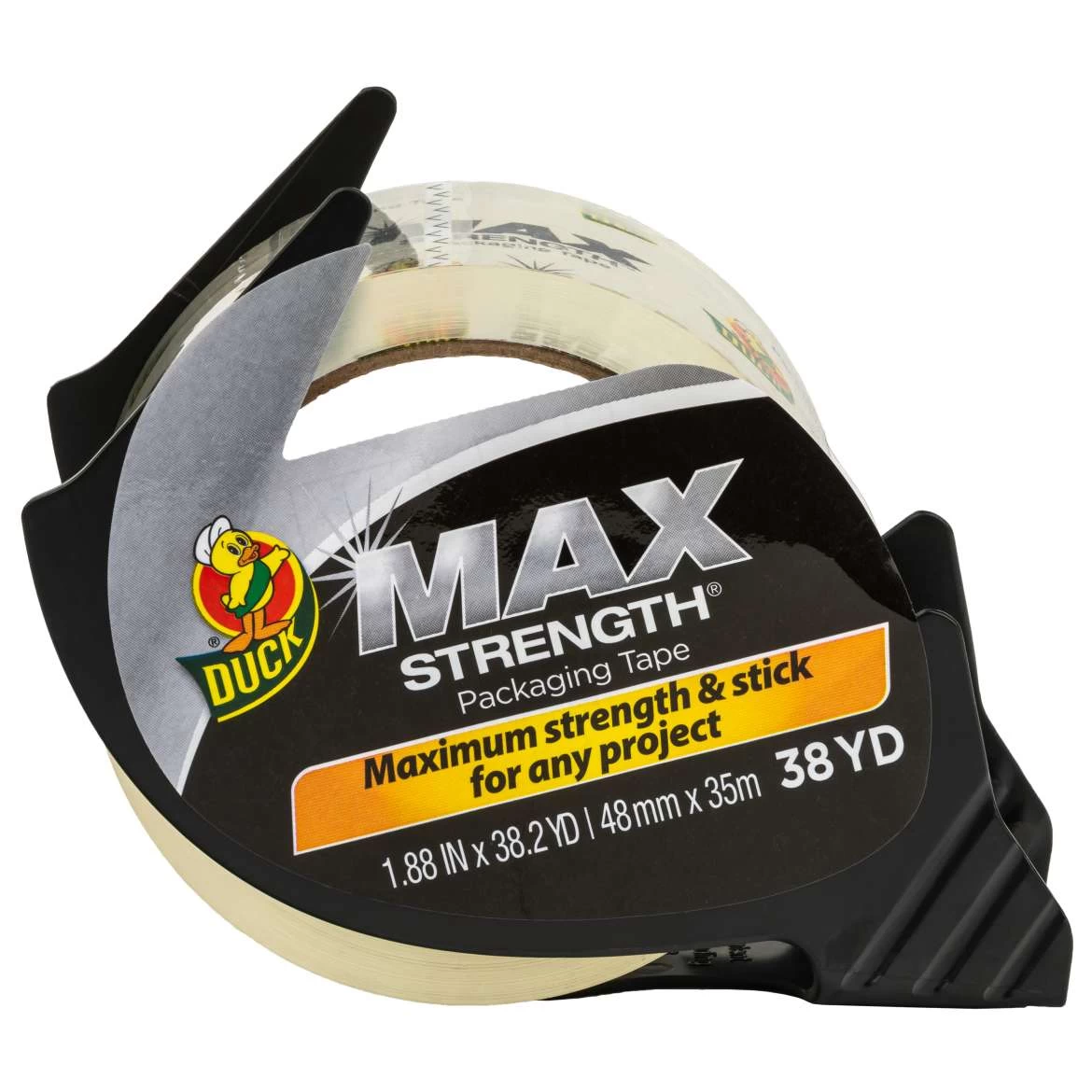 1.88-Inch X 38.2-Yard Max Strength Packing Tape With Dispenser 4 1.88-Inch X 38.2-Yard Max Strength Packing Tape With Dispenser - Image 2