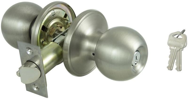 Satin Nickel T3 Keyed Entry Lockset 5 Satin Nickel T3 Keyed Entry Lockset - Image 3