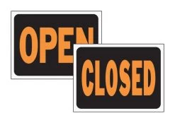 Sign Open/Closed Reversible