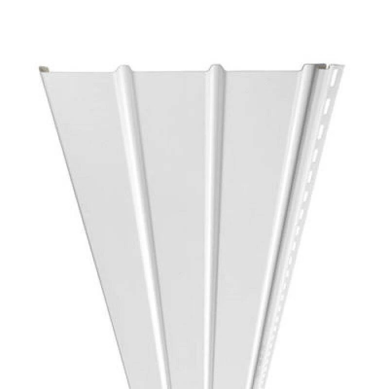 12-Inch X 12-Foot White 3-Panel Solid Vinyl Soffit 4 12-Inch X 12-Foot White 3-Panel Solid Vinyl Soffit - Image 2