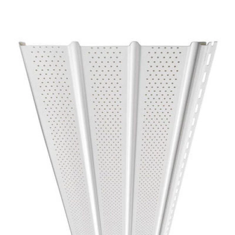 12-Inch X 12-Foot Sand 3-Panel Vented Vinyl Soffit 4 12-Inch X 12-Foot Sand 3-Panel Vented Vinyl Soffit - Image 2