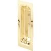 3-1/4-Inch Brass Plated Closet Door Pull Handle