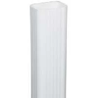 3 In X4 In X10 Ft White Aluminum Downspout