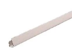 ½ In X 10 Ft White Vinyl J Bead