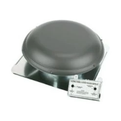 Power Roof Vent Metal 1320 Weatherwood