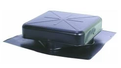Roof Vent Square Aluminum Black