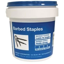 1-3/4-Inch 8-Gauge Double Barbed Fence Staples