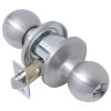 1-3/8 To 1-3/4-Inch Thick Door Satin Light-Duty Passage Knob 1 1-3/8 To 1-3/4-Inch Thick Door Satin Light-Duty Passage Knob -Home-Building Hardware 4791539 HR