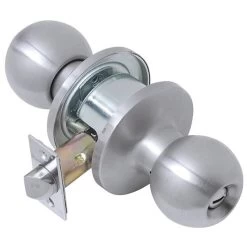 1-3/8 To 1-3/4-Inch Thick Door Satin Light-Duty Passage Knob