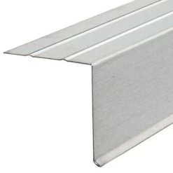 1-1/2-Inch X 1-1/2-Inch X 10-Foot White Steel A-Style Roof Edge Flashing
