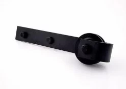 Bent Black Strap Sliding Barn Door Hardware -Home-Building Hardware 505735 ep 1621018844 0