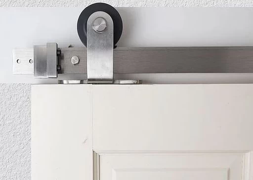 Stainless Steel Top Mount Sliding Barn Door Hardware 4 Stainless Steel Top Mount Sliding Barn Door Hardware - Image 2