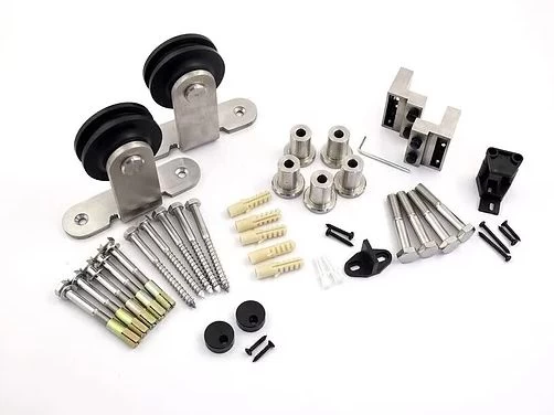 Stainless Steel Top Mount Sliding Barn Door Hardware