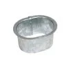 2x3 In Galvanized B Narrow Flange Outlet