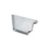 5 In Unpainted Left Hand End Cap For K Style 28 Gauge Galvanized Gutter