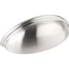 3-11/16-Inch Stain Nickel Florence Small Cup Cabinet Pull
