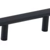 Richelieu 76mm Matte Black Contemporary Steel Pull -Home-Building Hardware 540054