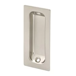 3-1/4-Inch Oblong Satin Nickel Closet Door Pull Handle