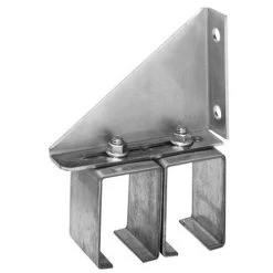 Hillman Steel Double Adjustable Box Rail Face Mount Bracket