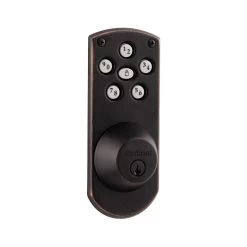 907 11p Powerbolt 2 Touchpad Electronic Deadbolt Venetian Bronze