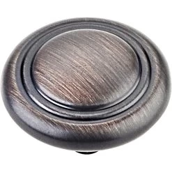 1-1/4-Inch Brushed Oil Rubbed Bronze Vienna Cabinet Knob 10-Pack